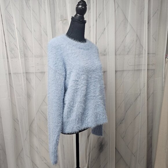 Sanctuary Light Blue Fuzzy Sweater - Picture 6 of 13
